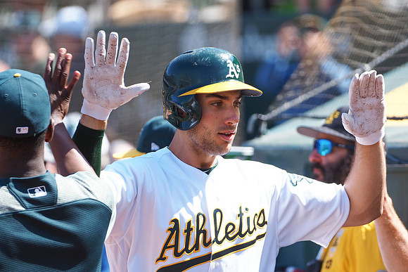 MLB: Los Angeles Angels at Oakland Athletics