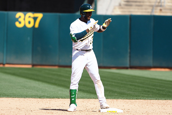 MLB: Los Angeles Angels at Oakland Athletics