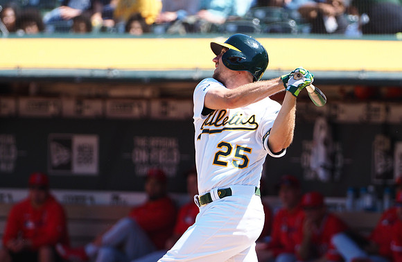 MLB: Los Angeles Angels at Oakland Athletics