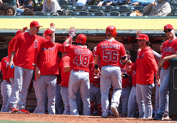MLB: Los Angeles Angels at Oakland Athletics