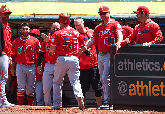 MLB: Los Angeles Angels at Oakland Athletics