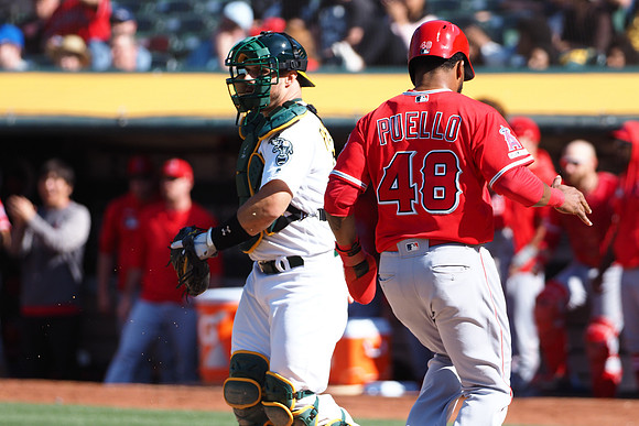 MLB: Los Angeles Angels at Oakland Athletics