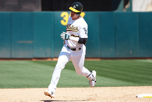 MLB: Los Angeles Angels at Oakland Athletics