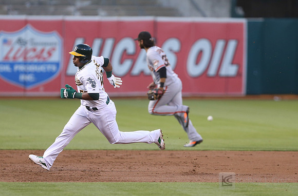 MLB: San Francisco Giants at Oakland Athletics