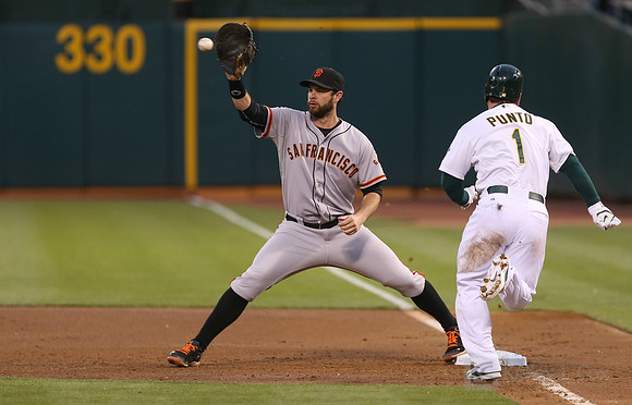 MLB: San Francisco Giants at Oakland Athletics
