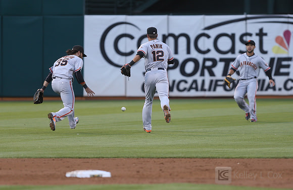 MLB: San Francisco Giants at Oakland Athletics