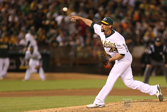 MLB: San Francisco Giants at Oakland Athletics