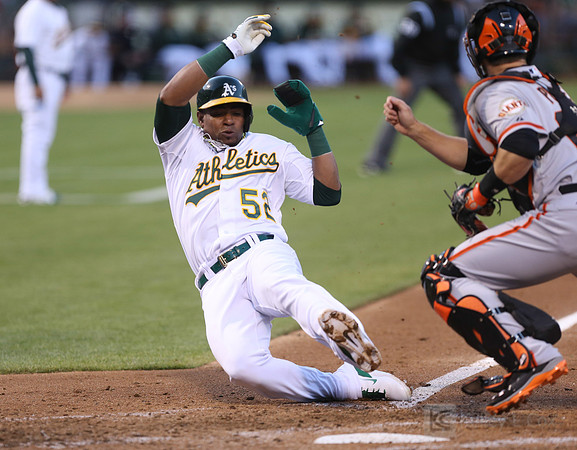 MLB: San Francisco Giants at Oakland Athletics
