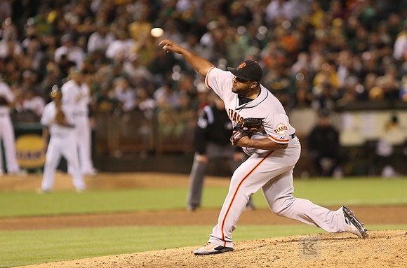 MLB: San Francisco Giants at Oakland Athletics