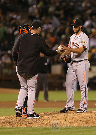 MLB: San Francisco Giants at Oakland Athletics
