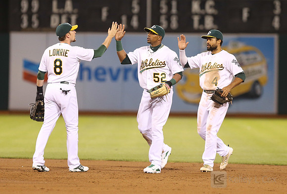 MLB: San Francisco Giants at Oakland Athletics