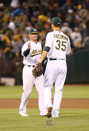 MLB: San Francisco Giants at Oakland Athletics