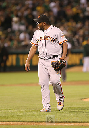 MLB: San Francisco Giants at Oakland Athletics
