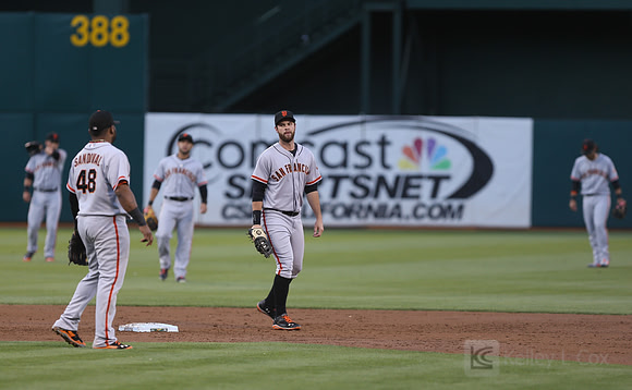 MLB: San Francisco Giants at Oakland Athletics