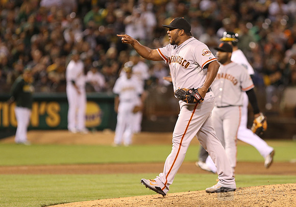 MLB: San Francisco Giants at Oakland Athletics