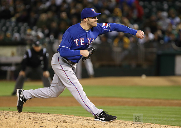 MLB: Texas Rangers at Oakland Athletics