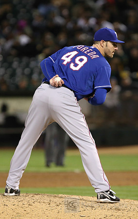 MLB: Texas Rangers at Oakland Athletics