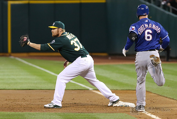 MLB: Texas Rangers at Oakland Athletics