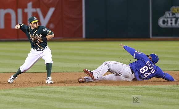 MLB: Texas Rangers at Oakland Athletics