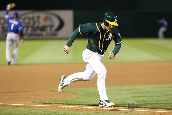 MLB: Texas Rangers at Oakland Athletics