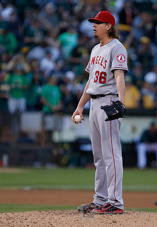 MLB: Los Angeles Angels at Oakland Athletics