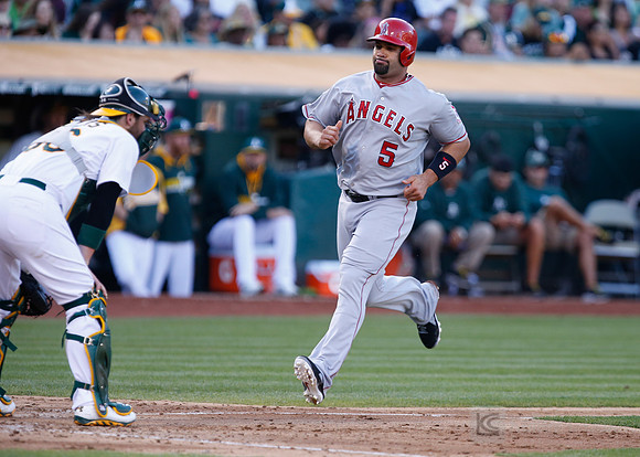 MLB: Los Angeles Angels at Oakland Athletics