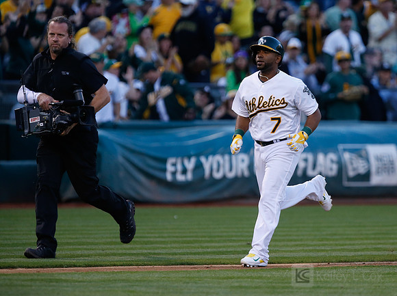 MLB: Los Angeles Angels at Oakland Athletics