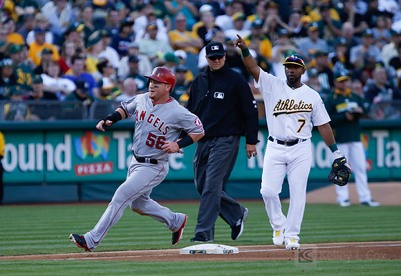 MLB: Los Angeles Angels at Oakland Athletics