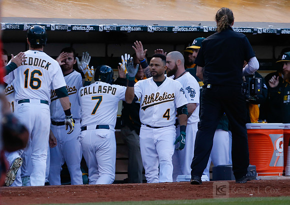 MLB: Los Angeles Angels at Oakland Athletics
