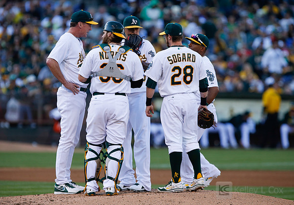 MLB: Los Angeles Angels at Oakland Athletics