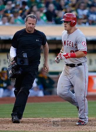 MLB: Los Angeles Angels at Oakland Athletics