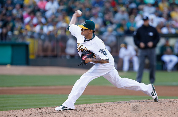 MLB: Los Angeles Angels at Oakland Athletics