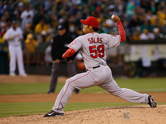 MLB: Los Angeles Angels at Oakland Athletics