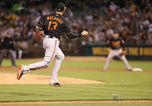 MLB: Baltimore Orioles at Oakland Athletics