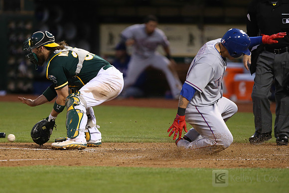 MLB: Texas Rangers at Oakland Athletics
