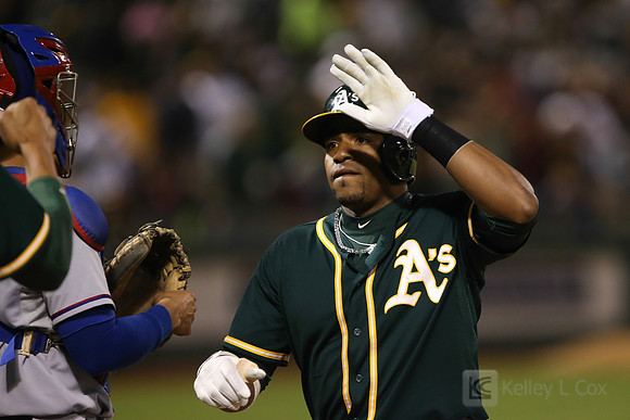 MLB: Texas Rangers at Oakland Athletics