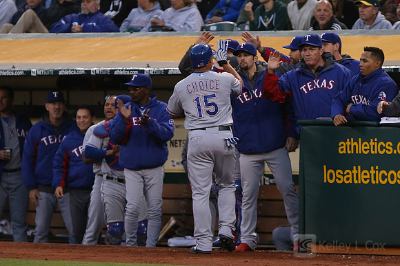 MLB: Texas Rangers at Oakland Athletics