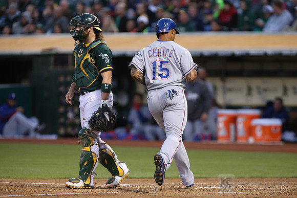 MLB: Texas Rangers at Oakland Athletics