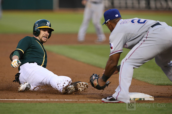 MLB: Texas Rangers at Oakland Athletics