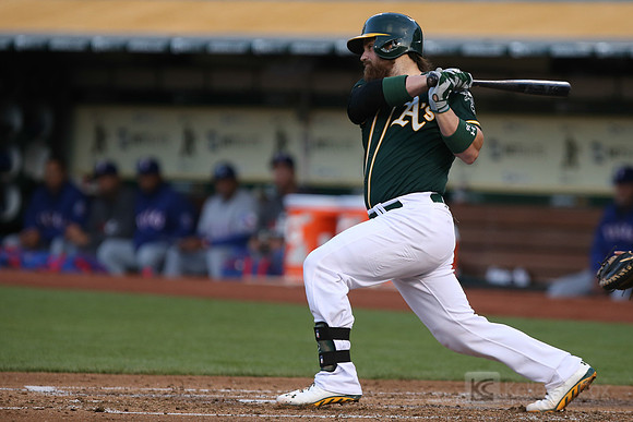 MLB: Texas Rangers at Oakland Athletics