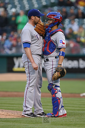 MLB: Texas Rangers at Oakland Athletics