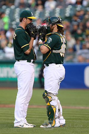 MLB: Texas Rangers at Oakland Athletics