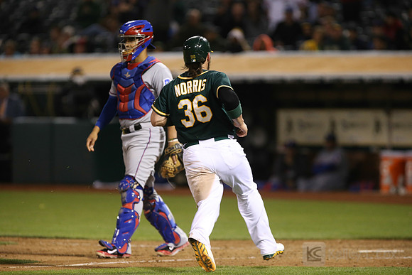 MLB: Texas Rangers at Oakland Athletics