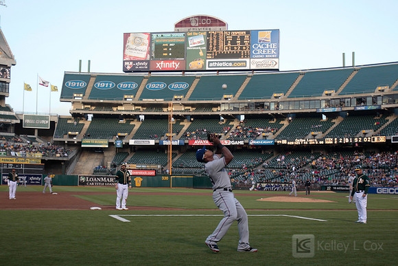 MLB: Texas Rangers at Oakland Athletics