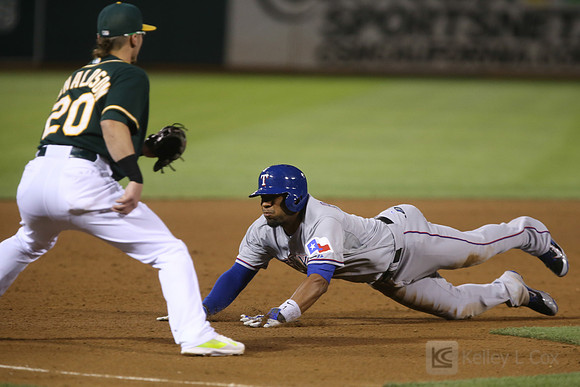 MLB: Texas Rangers at Oakland Athletics