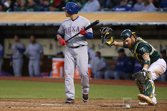 MLB: Texas Rangers at Oakland Athletics
