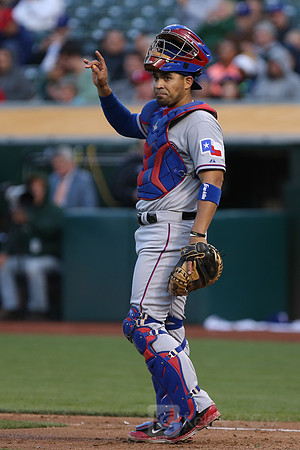 MLB: Texas Rangers at Oakland Athletics