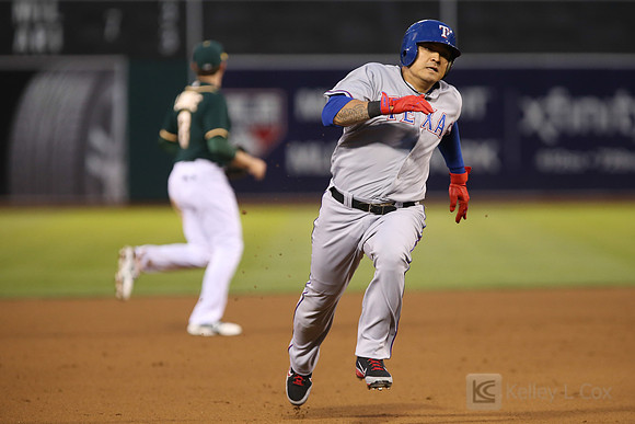 MLB: Texas Rangers at Oakland Athletics