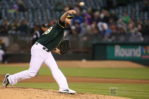 MLB: Texas Rangers at Oakland Athletics