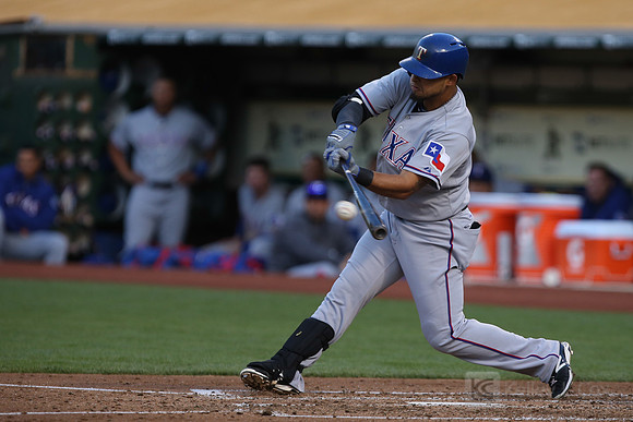 MLB: Texas Rangers at Oakland Athletics